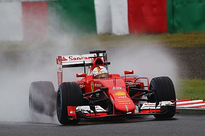 Ferrari on Friday practice for the Japanese GP: A wet start