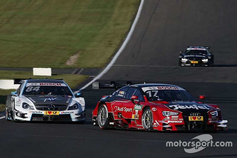 Audi driver Molina celebrates first DTM victory
