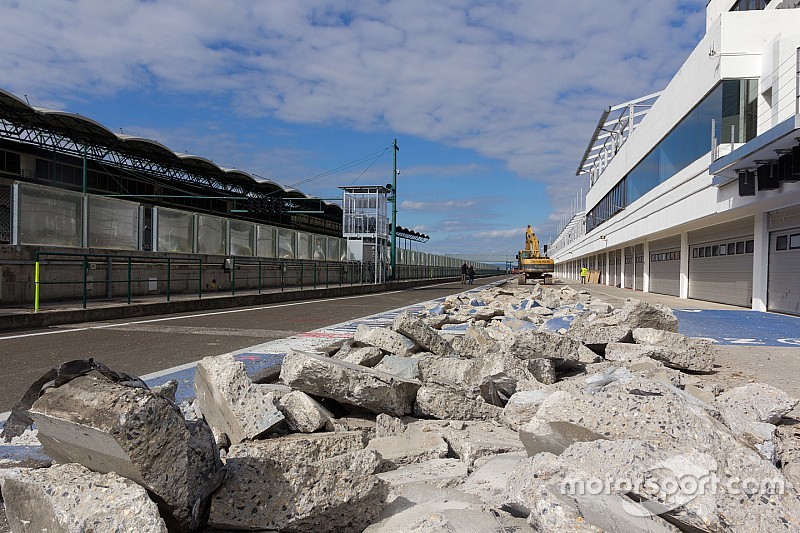 Beginn der Umbauarbeiten am Hungaroring
