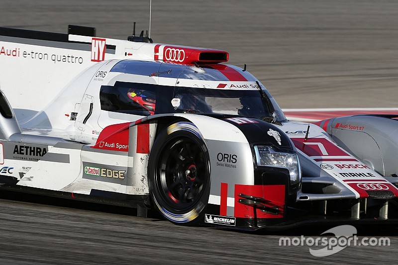 #7 Audi Sport Team Joest Audi R18 e-tron quattro: Marcel Fässler, Andre Lotterer, Benoit Tréluyer