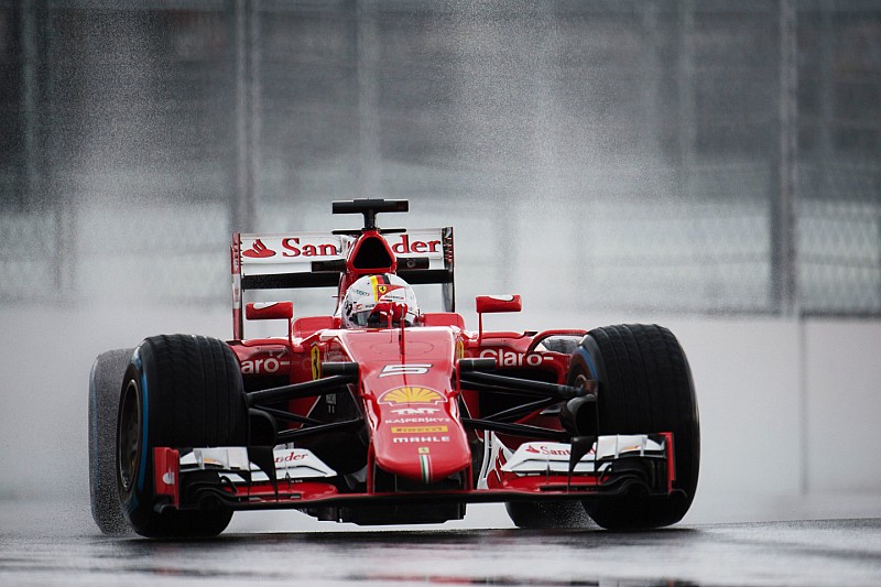 An eventful and wet start for Ferrari at Sochi