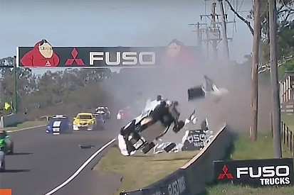 Bathurst support race cut short after horror crash