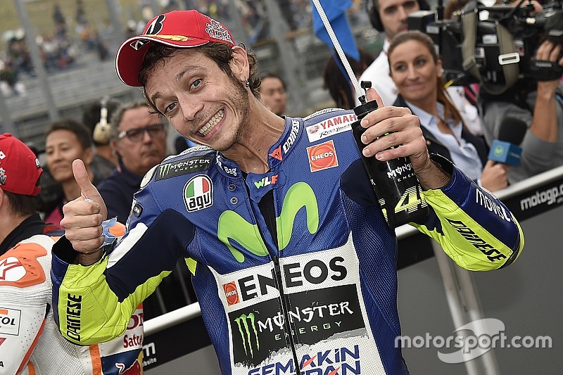 Calificación: segundo puesto Valentino Rossi, Yamaha Factory Racing