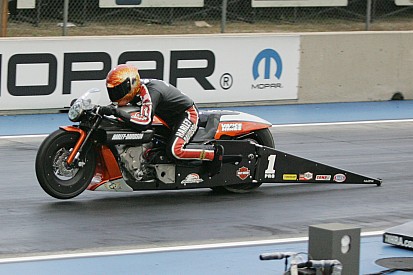 Aiming for fifth Pro Stock Motorcycle Championship Andrew Hines has no plans for let-up at Texas