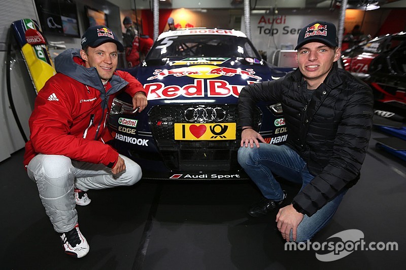 Max Verstappen visits Mattias Ekström