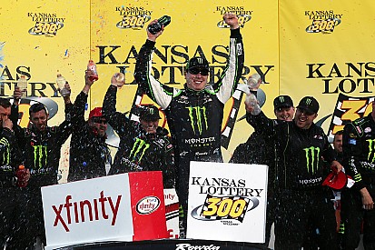 Kyle Busch scores 75th career Xfinity win at Kansas