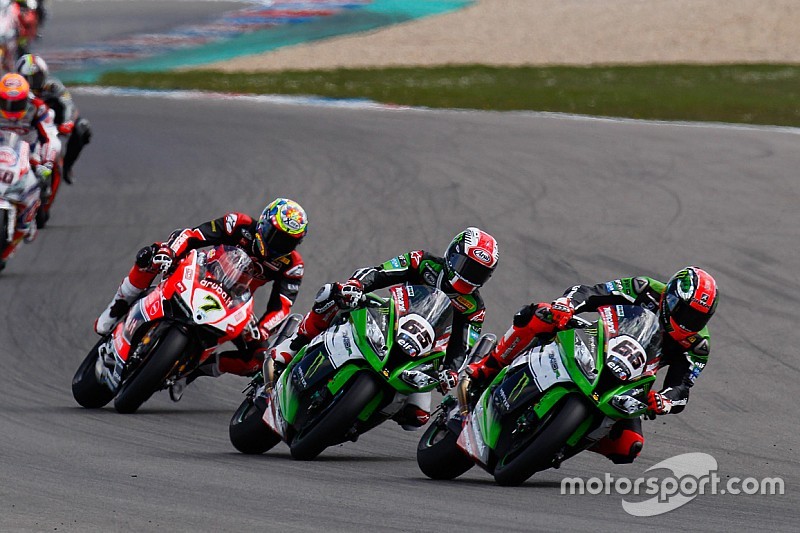 Tom Sykes, Kawasaki, Jonathan Rea, Kawasaki, Chaz Davies, Ducati Team