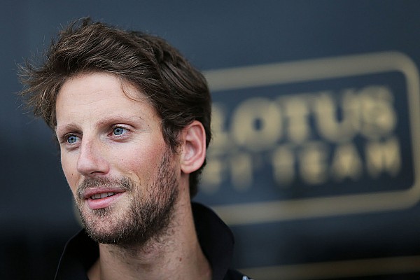 Formel-1-Fahrer Romain Grosjean fährt beim Race of Champions