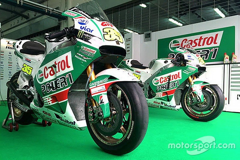 La Honda di Crutchlow con i colori Castrol in Malesia