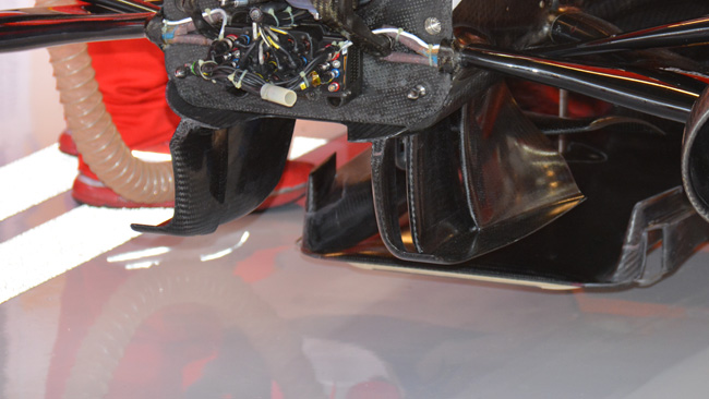 Ferrari: ci sono i turning vanes in tre elementi