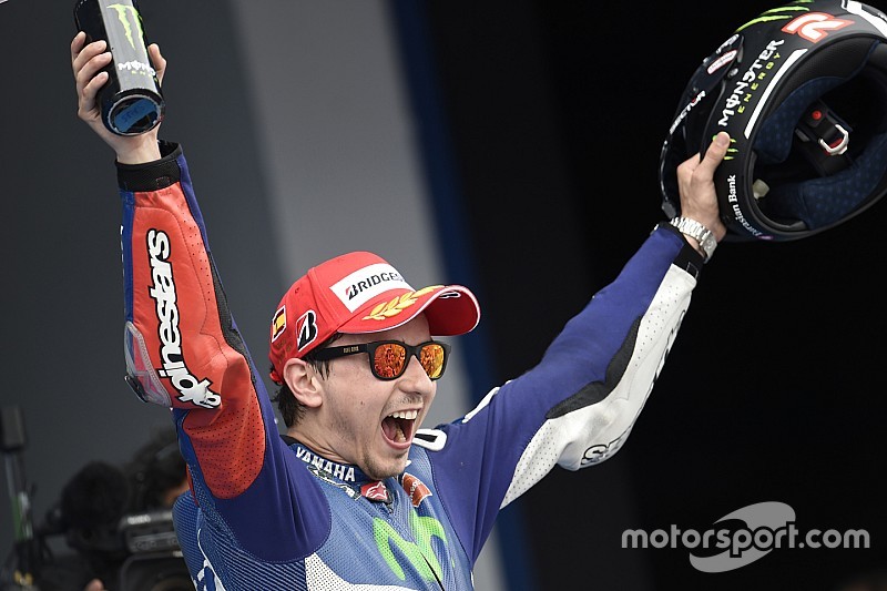 Le vainqueur Jorge Lorenzo, Yamaha Factory Racing