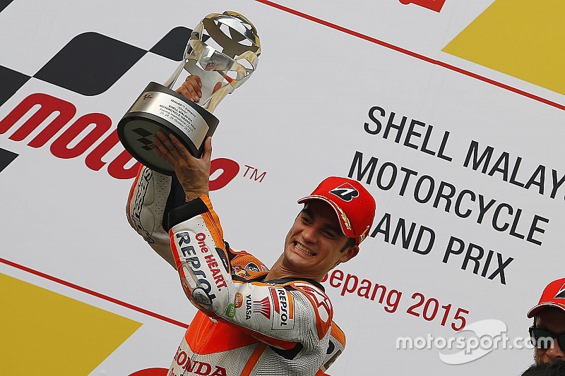 Podio: ganador Dani Pedrosa, Repsol Honda Team