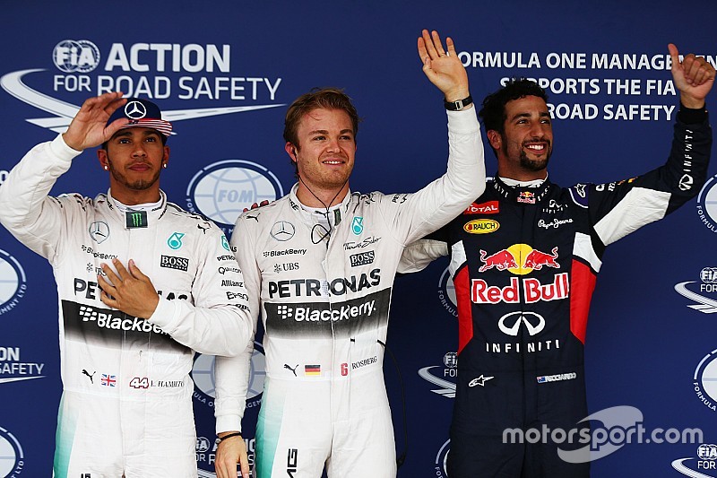 US GP: Rosberg takes pole as Q3 gets washed out