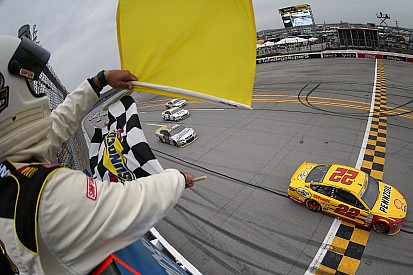 Logano wins in controversial finish at Talladega