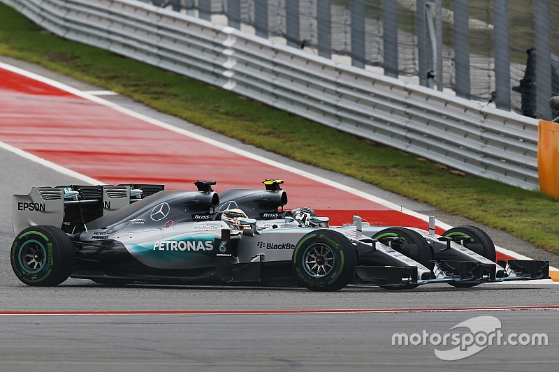 Mercedes promises "full blast" racing between Hamilton and Rosberg