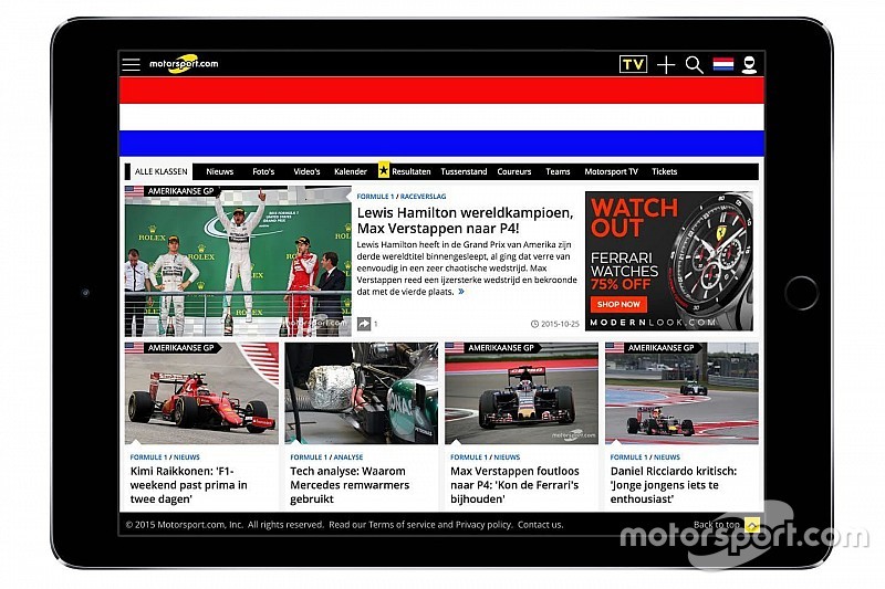 Motorsport.com Announces Dutch-Based Digital Edition in the Netherlands