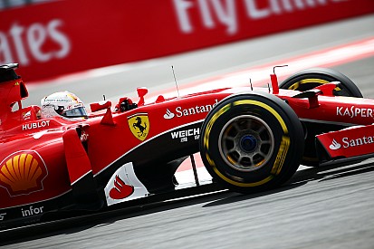 Vettel s'inquiète de la vitesse de Mercedes en pneu medium