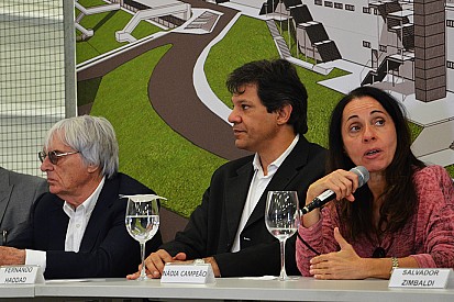 Maior obra da história de Interlagos agrada Ecclestone e Haddad