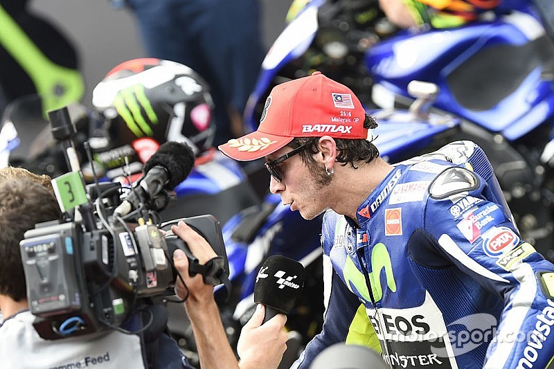 Derde plaats Valentino Rossi, Yamaha Factory Racing