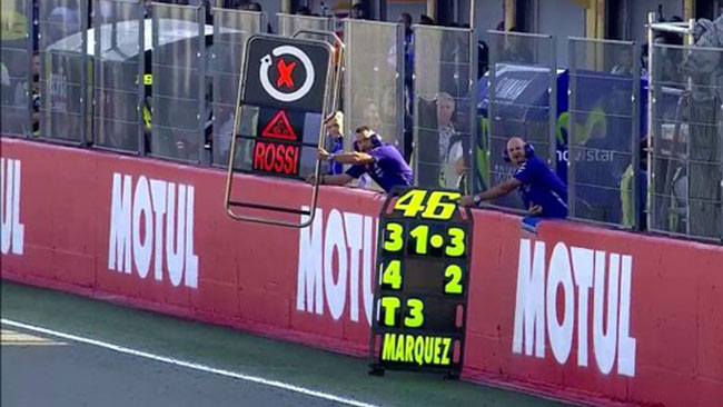 Rossi in scia a Lorenzo: riecco la tabella con il triciclo