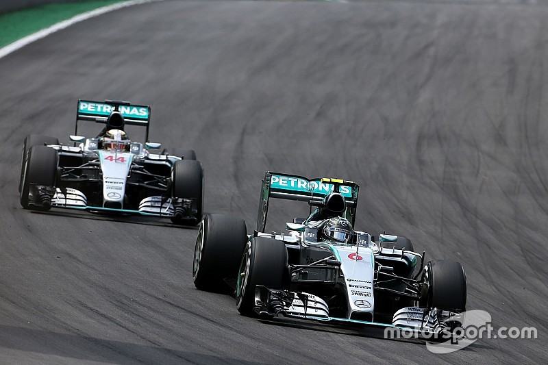 Nico Rosberg, Mercedes AMG F1 Team en Lewis Hamilton, Mercedes AMG F1 Team