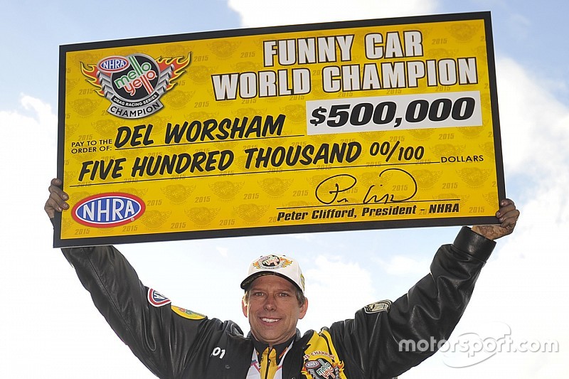 Worsham and Hines earn NHRA Mello Yello Series World Championship titles