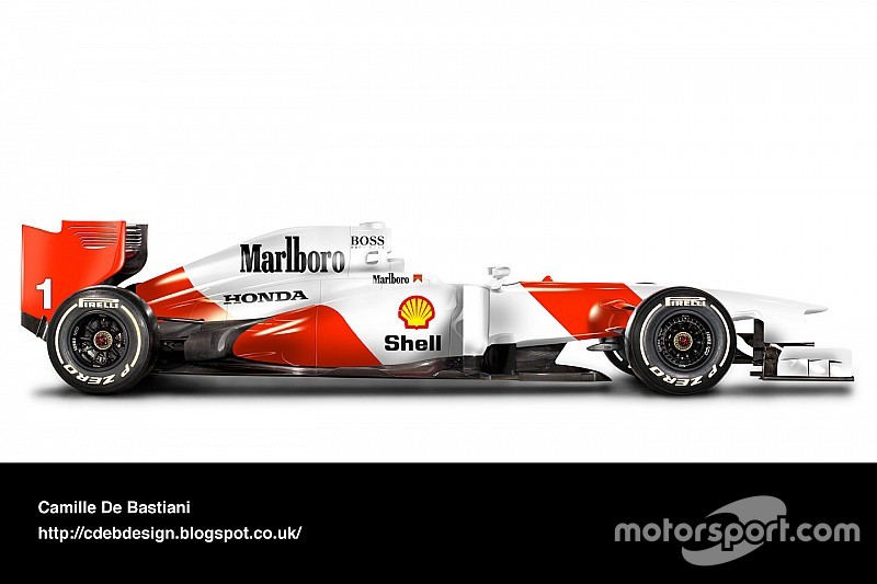 Como seriam as pinturas clássicas em carros atuais da F1?