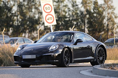 Exclu - Clichés espions de la Porsche 911 2018 laboratoire