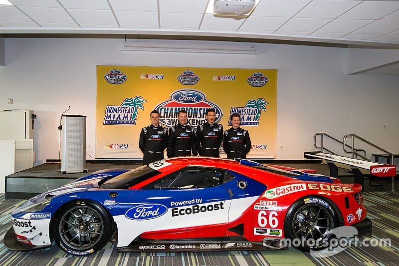 Ganassi nombra a sus pilotos para la temporada 2016 del Ford GT