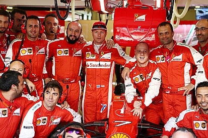 Räikkönen es un hombre regular de podios nocturnos