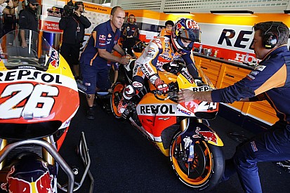Pedrosa presume avances en la electrónica de Honda