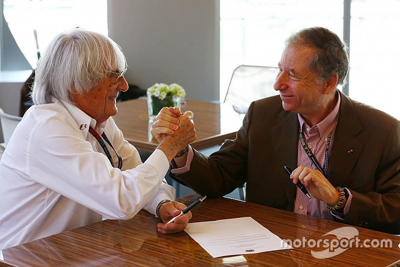 Bernie Ecclestone, CEO Formula One Group, und Jean Todt, FIA Präsident