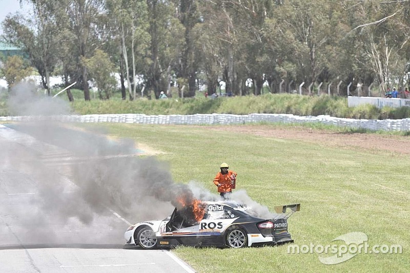 VIDEO: Escalofriante incendio en el cierre del Top Race en Argentina