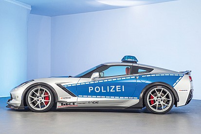 Une Chevrolet Corvette de police pour promouvoir le tuning légal