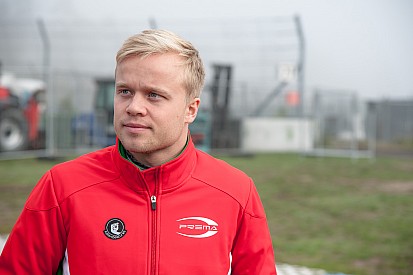 Le Champion de F3 Europe Felix Rosenqvist en essais en Indy Lights