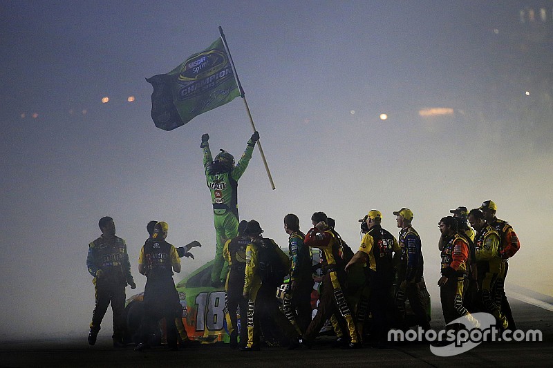 Top Stories of 2015; #3: Injured Kyle Busch makes epic comeback to win Cup crown