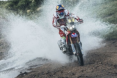 Dakar, Moto, Tappa 3: Barreda nella tripletta Honda