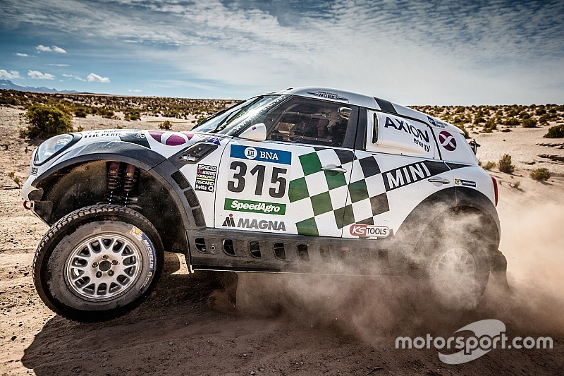 Three AXION X-raid Team MINI ALL4 Racing finish Stage 7 in the top ten