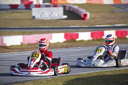 Nelsinho Piquet e Rubens Barrichello travam duelo no kart