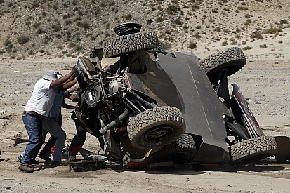 Rallye Dakar: Sebastien Loeb mit Überschlag, Tagessieg für Mini