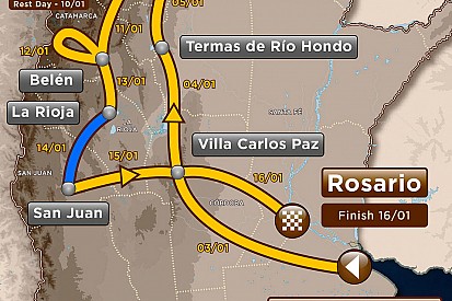 Dakar, Tappa 11: start a La Rioja, arrivo a San Juan