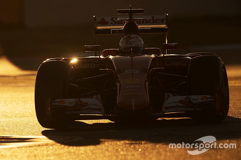 Sebastian Vettel rijdt eerste Formule 1-meters van 2016