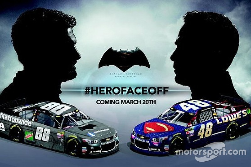 Equipe promove "Batman vs Superman" na NASCAR