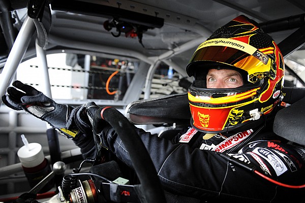 Le pilote belge Anthony Kumpen au départ à Daytona