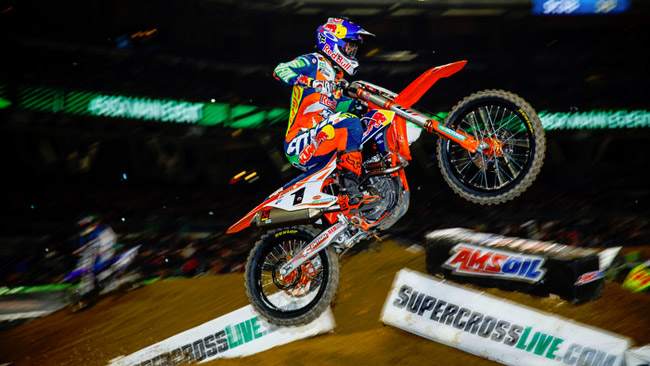Ryan Dungey concede il bis ad Anaheim nella 450