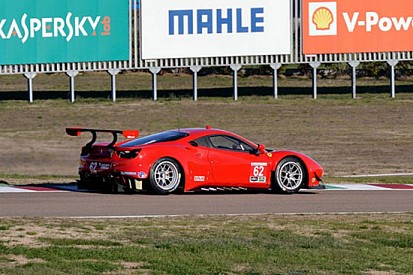 La 488 GTE di Fisico e Vilander è arrivata a Daytona