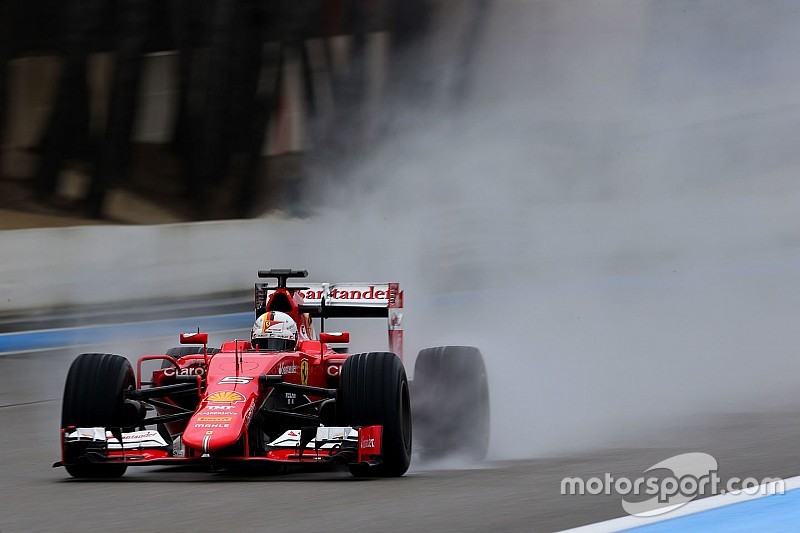Ricard, Day 2: Vettel chiude davanti a tutti sull'acqua