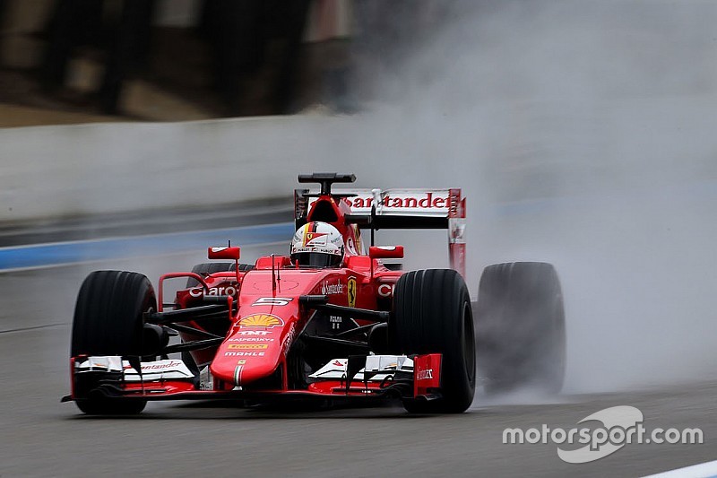 Vettel - Peu de dégradation sur les prototypes pluie