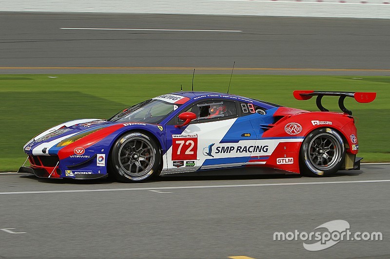 Bruni y Calado en el 488 GTE Nº 72 en Daytona