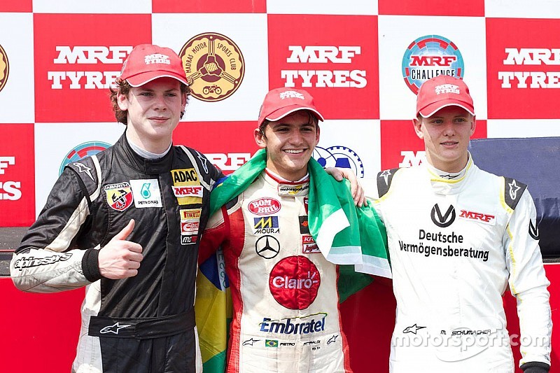 MRF Challenge: Fittipaldi gana y Schumacher llega al podio